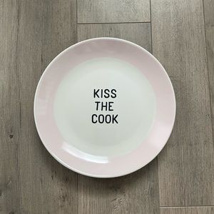 BOGO Kate Spade Kiss the Cook Stoneware Accent Plate NWT